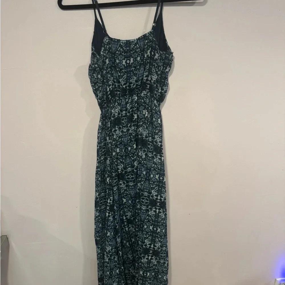 Blue abercrombie and‎ fitch Aztec maxi dress